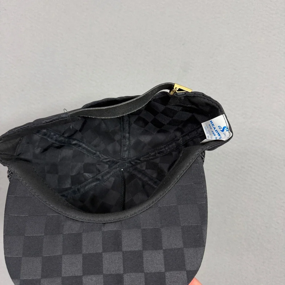 Vintage ASA Inc Headwear Hat Black CATLYST Laidlomycin Propionate Checkerboard
